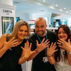 Claire House mums get much needed manicure