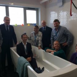 Cheshire Freemasons splash out on bath time fun at Claire House