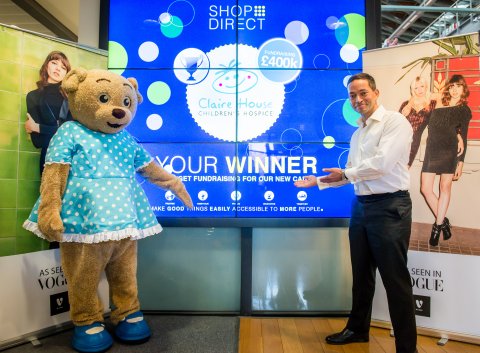 Claire House unveiled as Shop Direct's charity partner