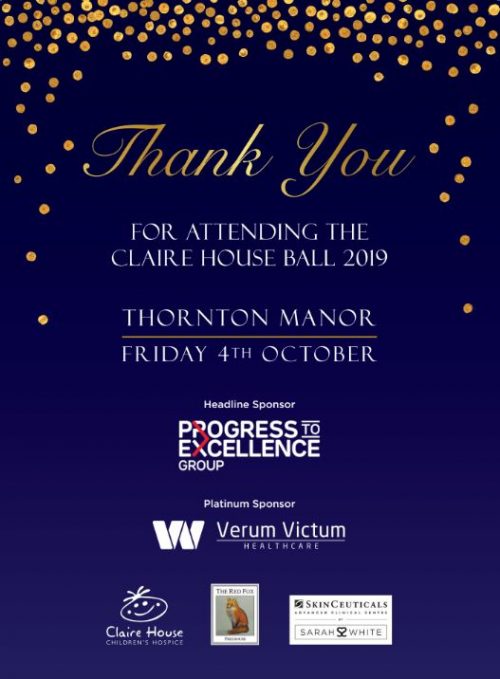 Claire House Ball Sponsors